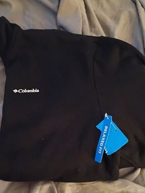 Columbia Black Jacket with Blue Tags